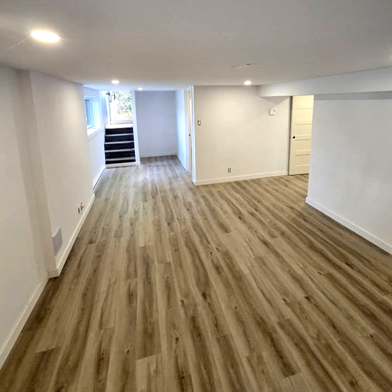 Pose de couvre plancher.